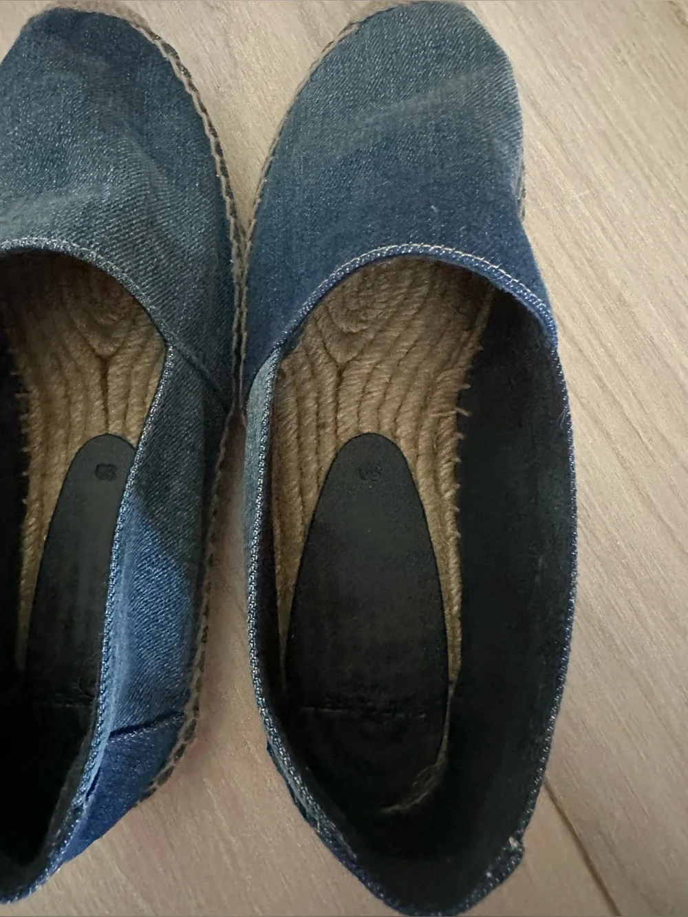 Saint Laurent Perseo Denim Espadrilles- Barely Worn
